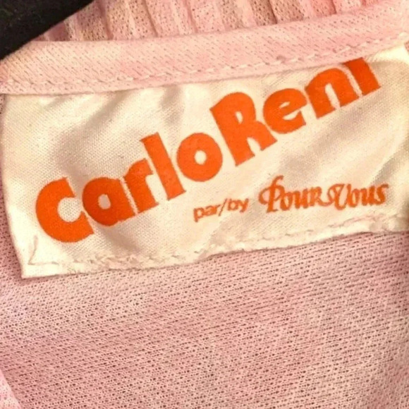 V. Carlo Reni Pink Sleeveless Pleated Dress - Picture 6 of 6